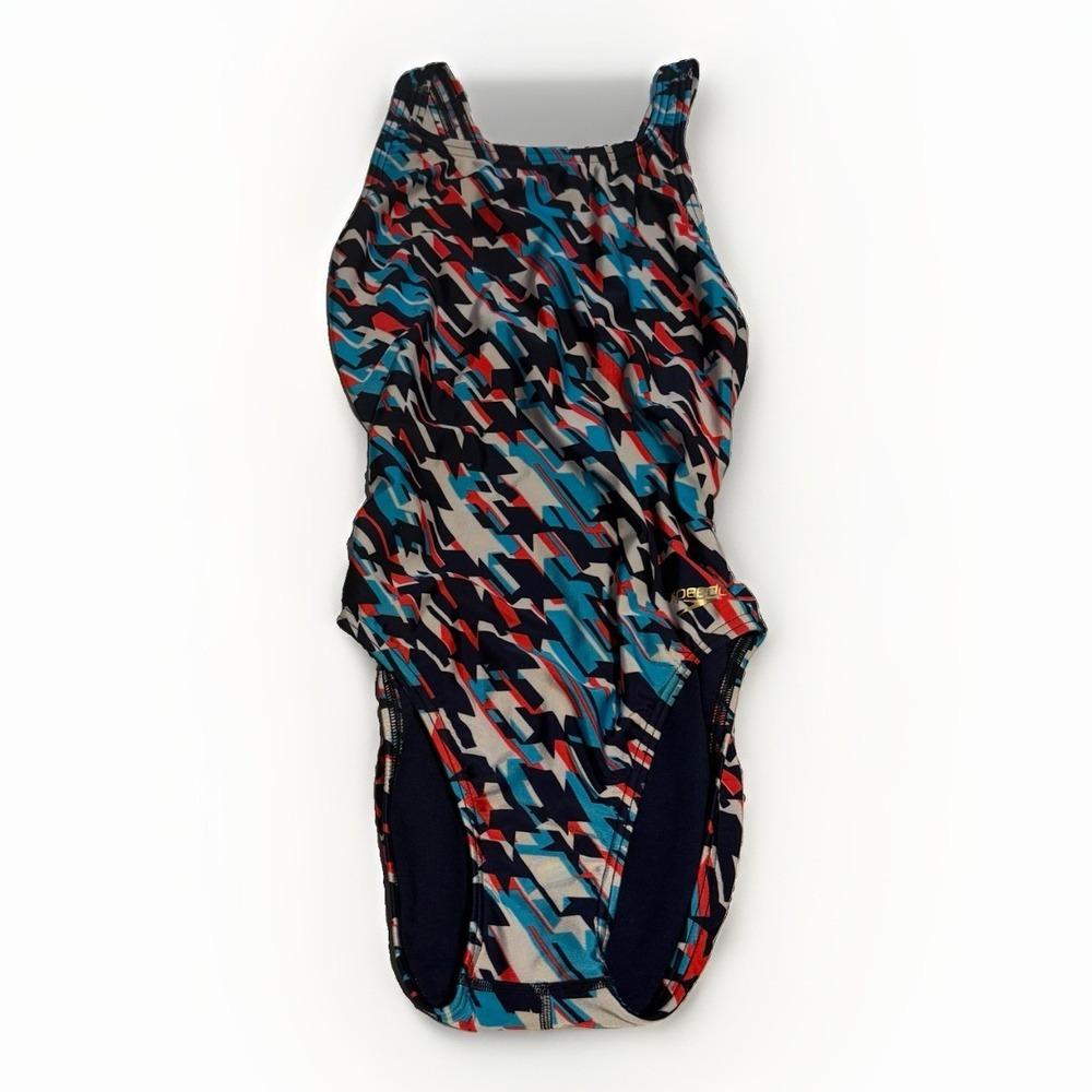 Speedo Pro LT Girls 8/34 One Piece Swim Team Swimsuit